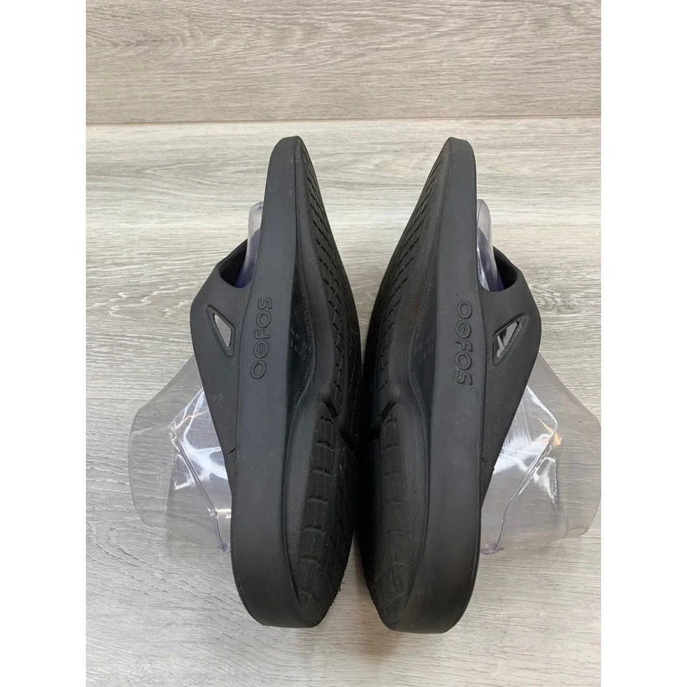 OOFOS OOriginal Men's Thong Sandals Black Recovery Flip Flops 10 EU 43 Shoes